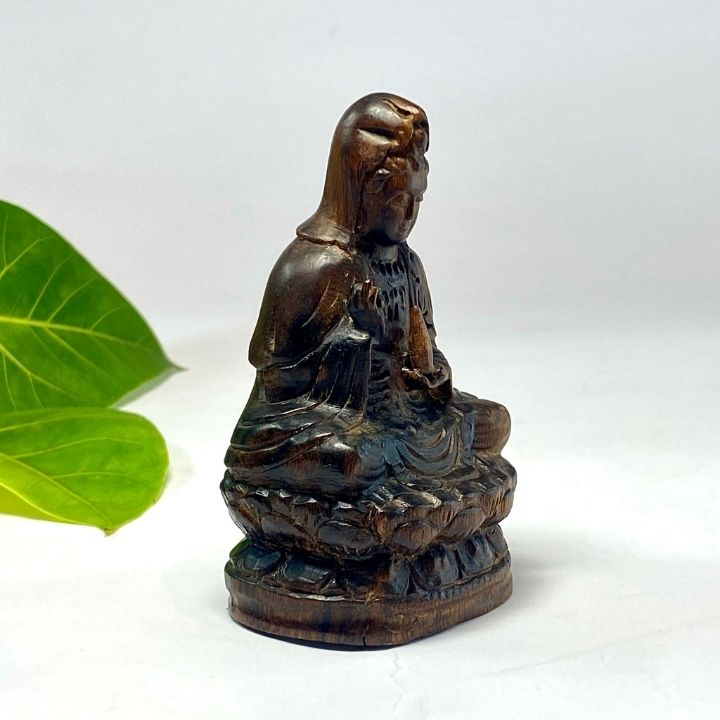 Tượng Phật Quan Âm Trầm Hương Cao Cấp Để Ô Tô