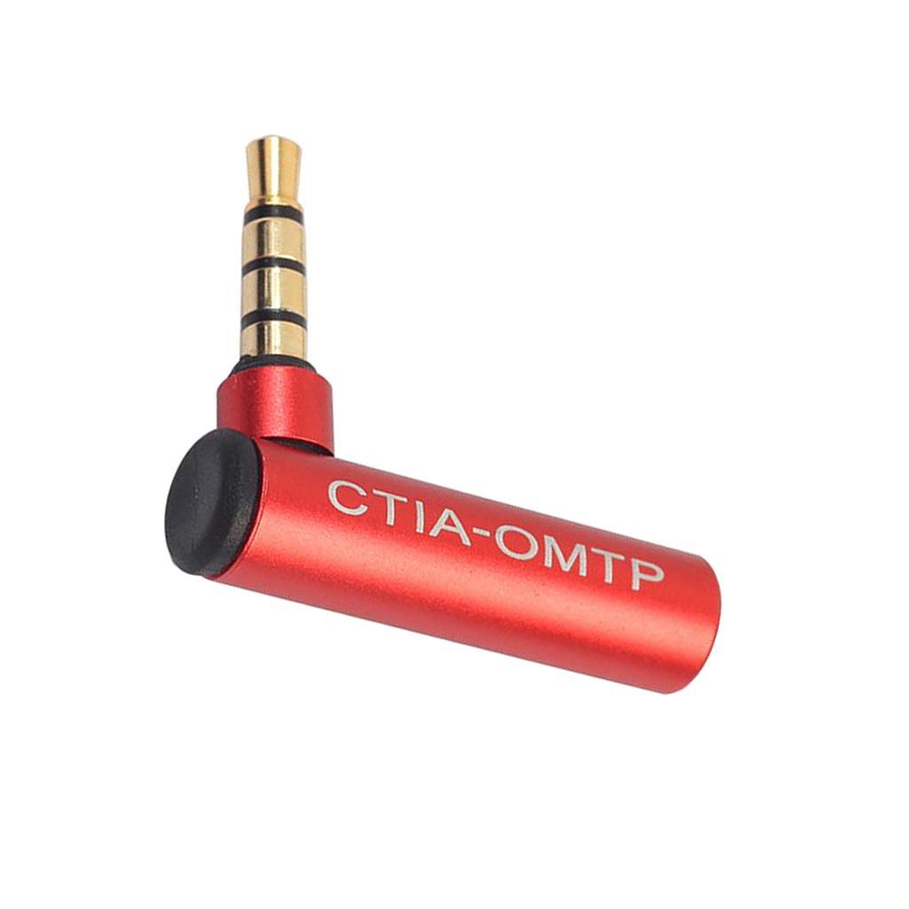 2x Headphone Audio Converter Male to Female Connector 3.5mm OMTP to CTIA
