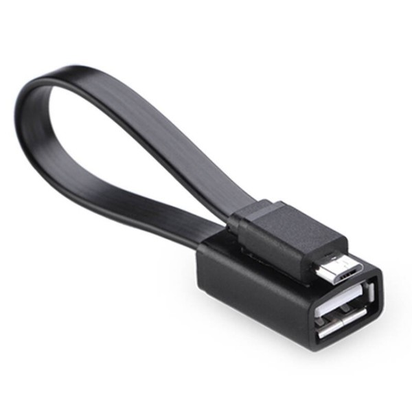 Cáp OTG micro USB chuẩn 2.0 dẹt Ugreen 10821-20cm Hàng Chính Hãng