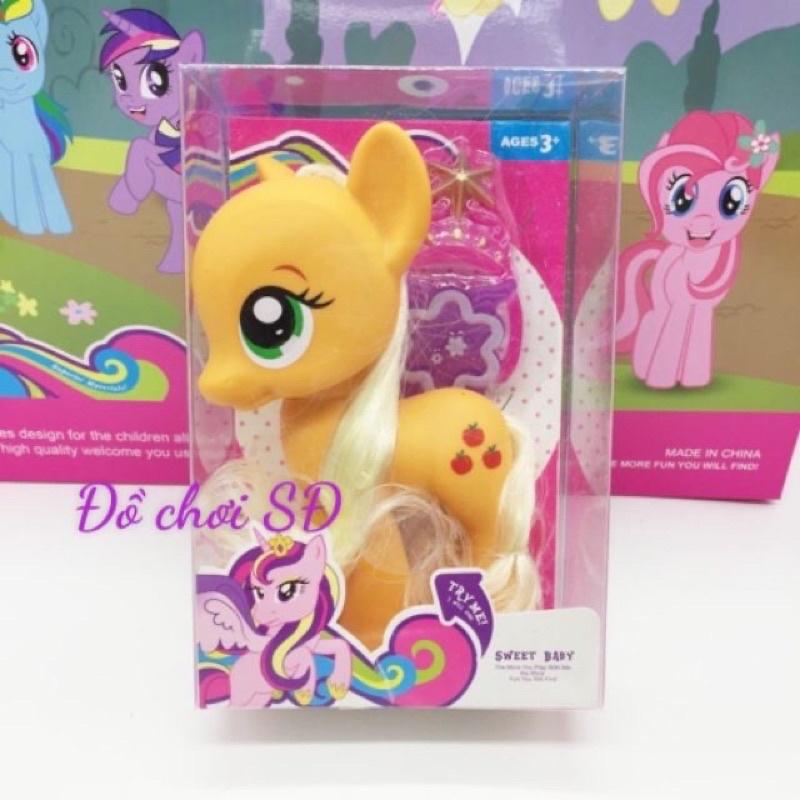 Mô hình ngựa pony - màu cam