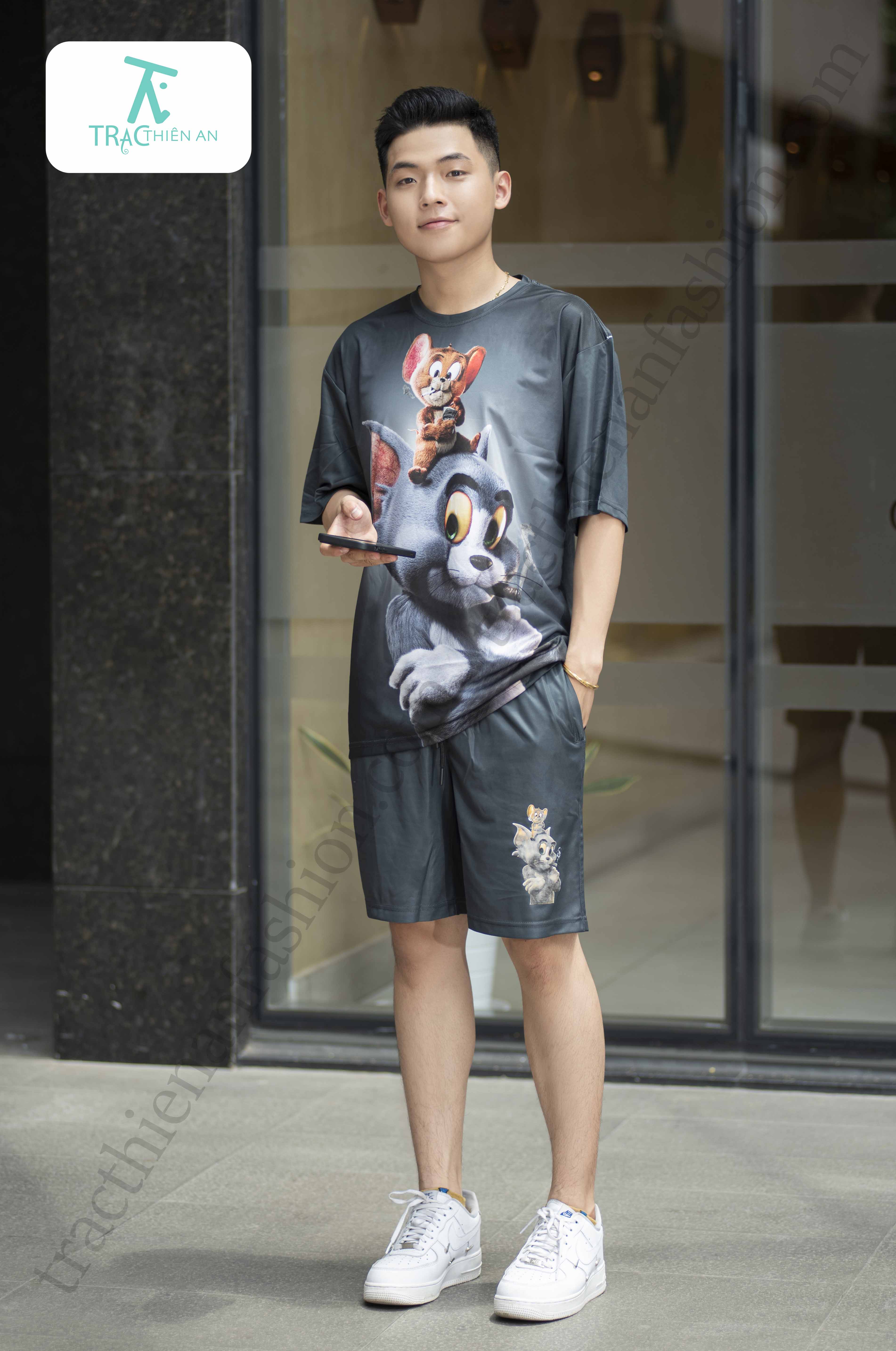 Quần áo bộ TOM & JERRY Unisex - Dành cho các cặp đôi và giới trẻ năng động