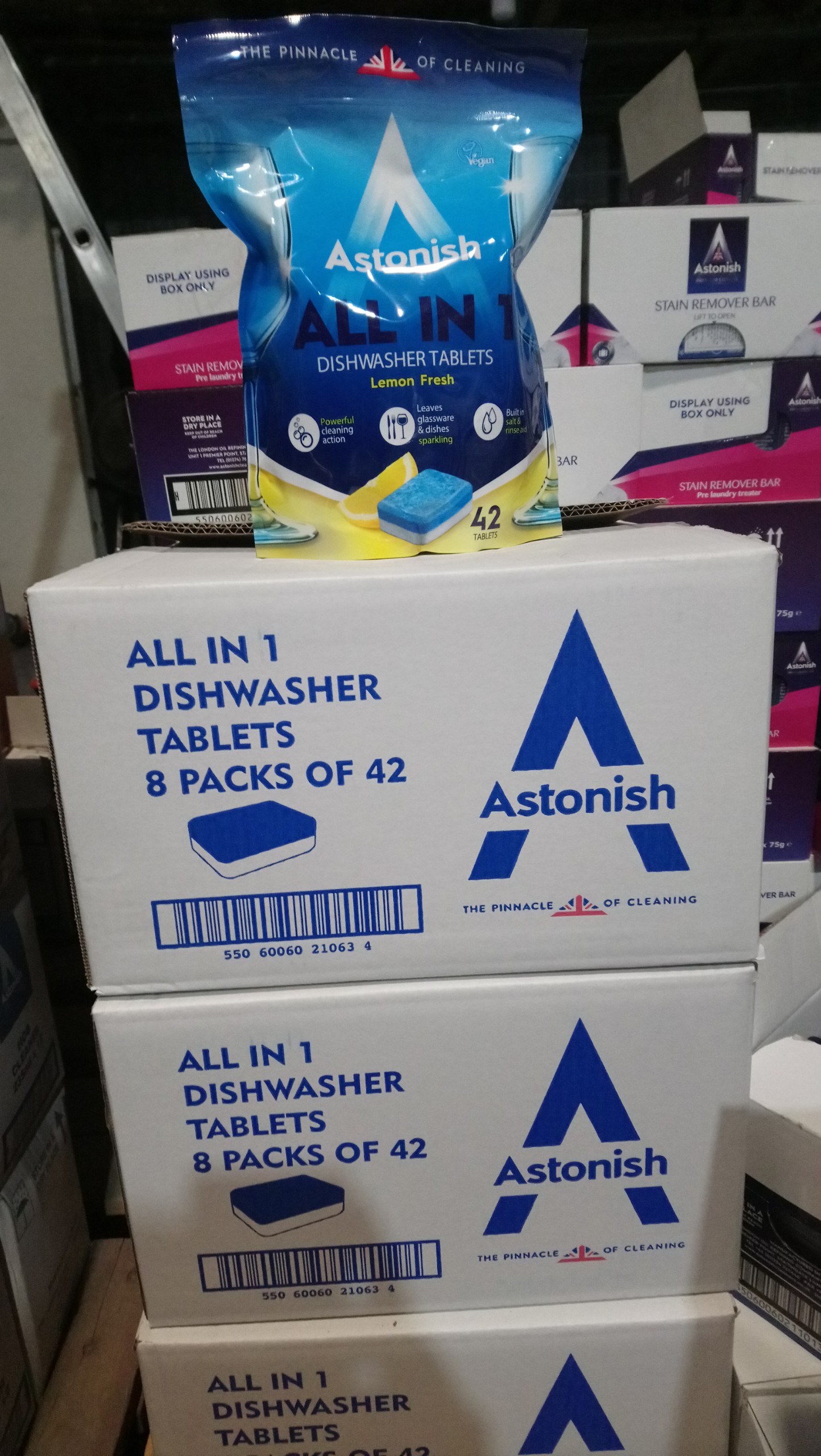 VIÊN RỬA CHÉN BÁT ALL IN 1 ASTONISH C2170 42 VIÊN