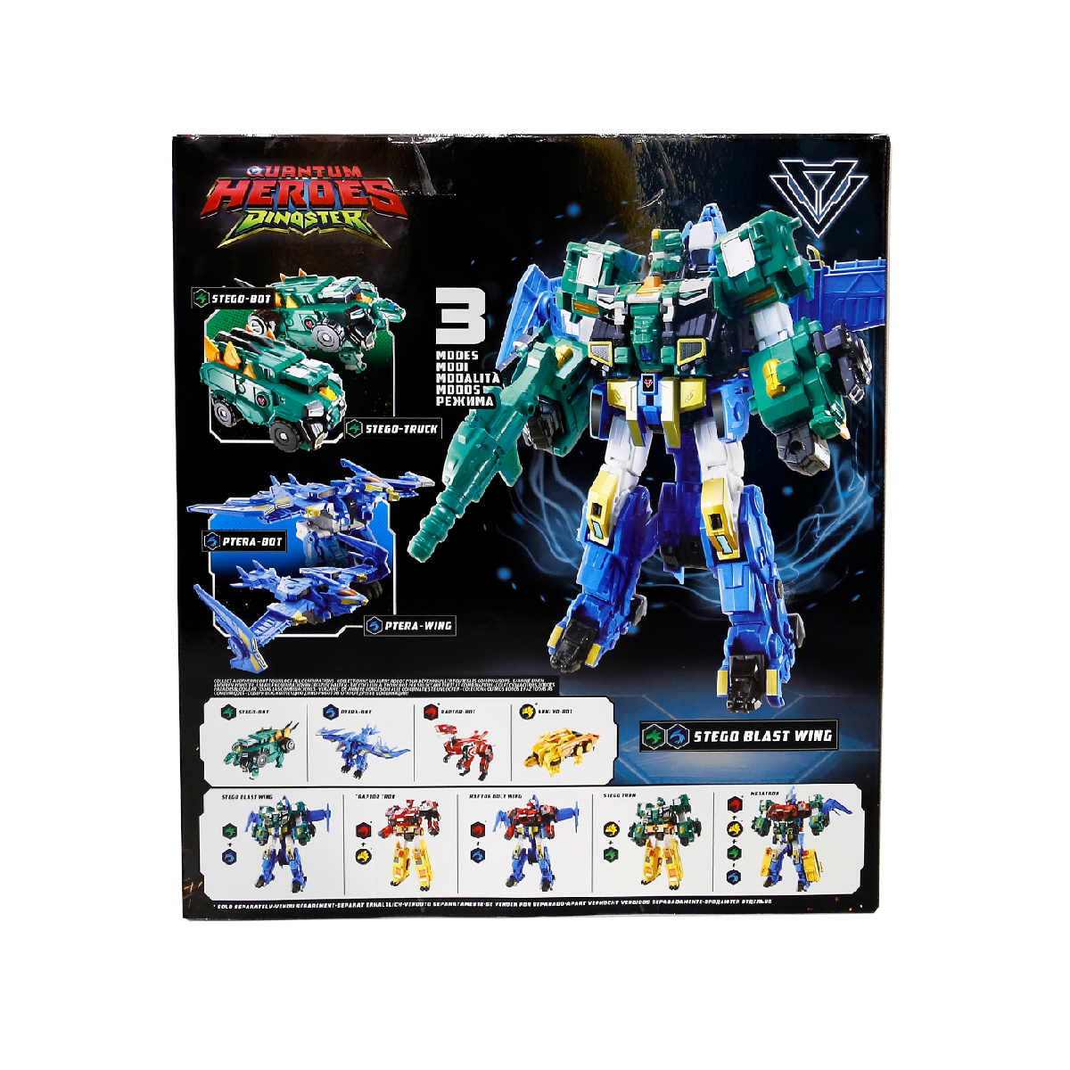 Đồ Chơi Siêu Robot Biến Hình Kết Hợp Stego Blast Wing Bầu Trời DINOSTER EU580802