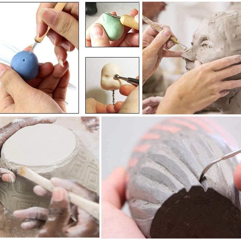 Bộ Dụng Cụ Điêu Khắc Bằng Đất Sét 61 Cái, Dụng Cụ Bằng Đất Sét Dụng Cụ Điêu Khắc Bằng Đất Sét