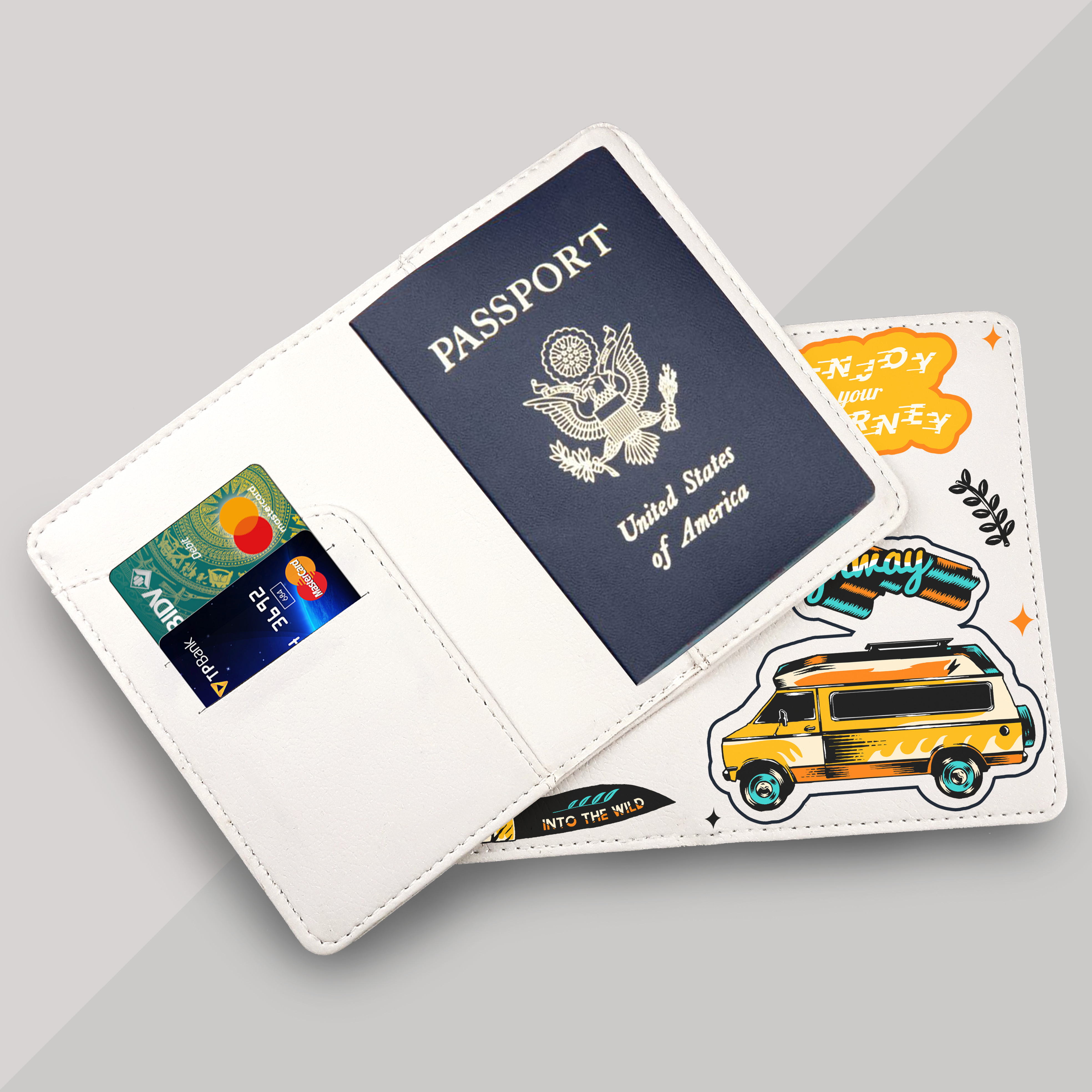 Ví Đựng Passport du lịch - Bao Da Hộ Chiếu Thời Trang - Passport Holder - WANDERLUST ADVENTURE PP075