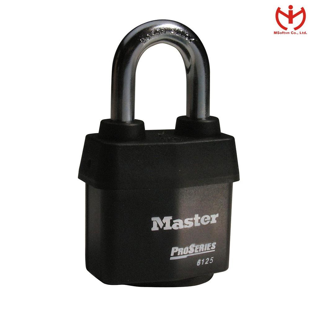 Ổ khóa thép Master Lock 6125 4KEY - Dòng ProSeries - Hàng chính hãng