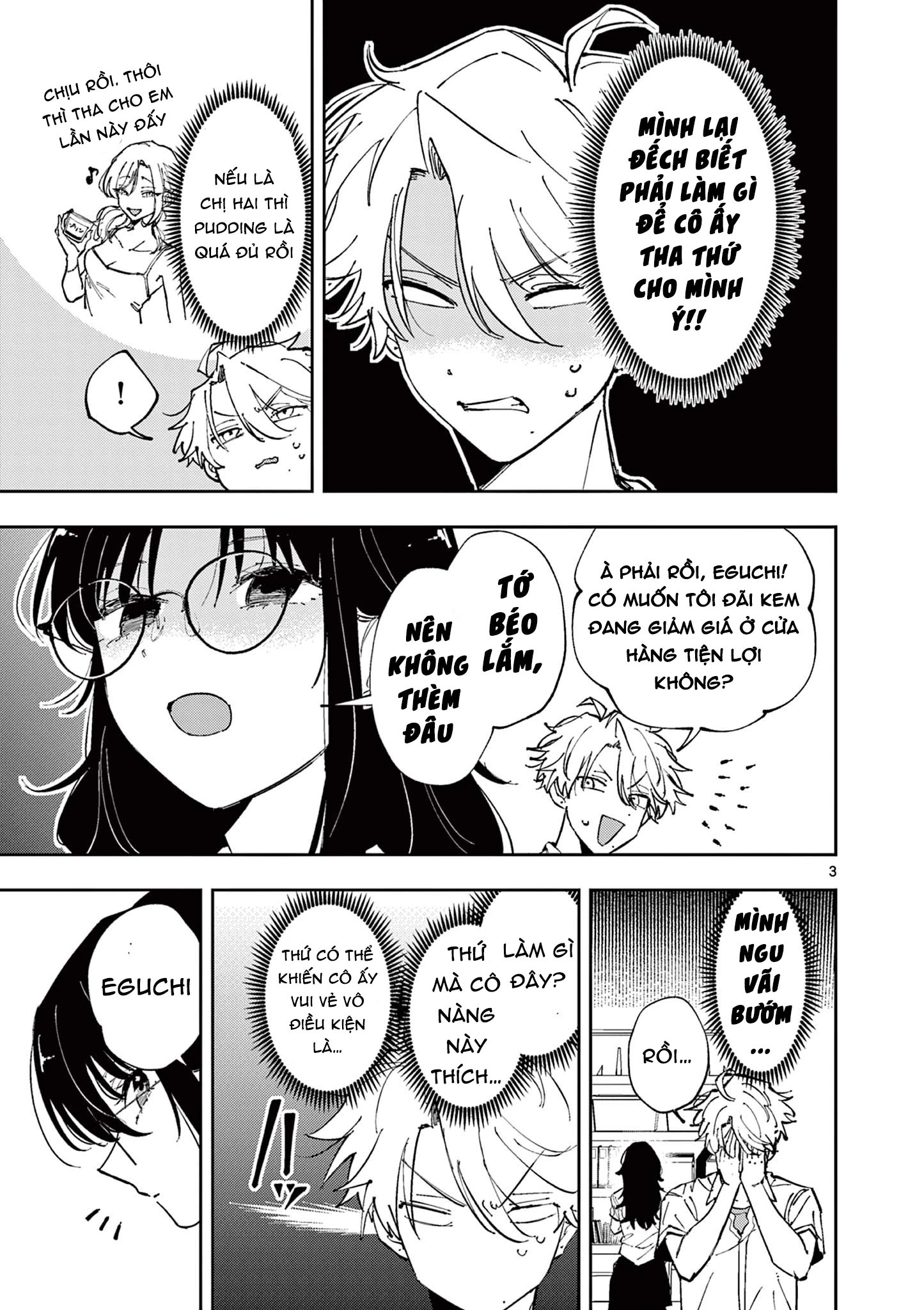 cậu bạn bàn bên cứ nhìn tôi bằng ánh mắt đó - tonari no seki no yatsu ga souiu me de mitekuru chapter 9 3