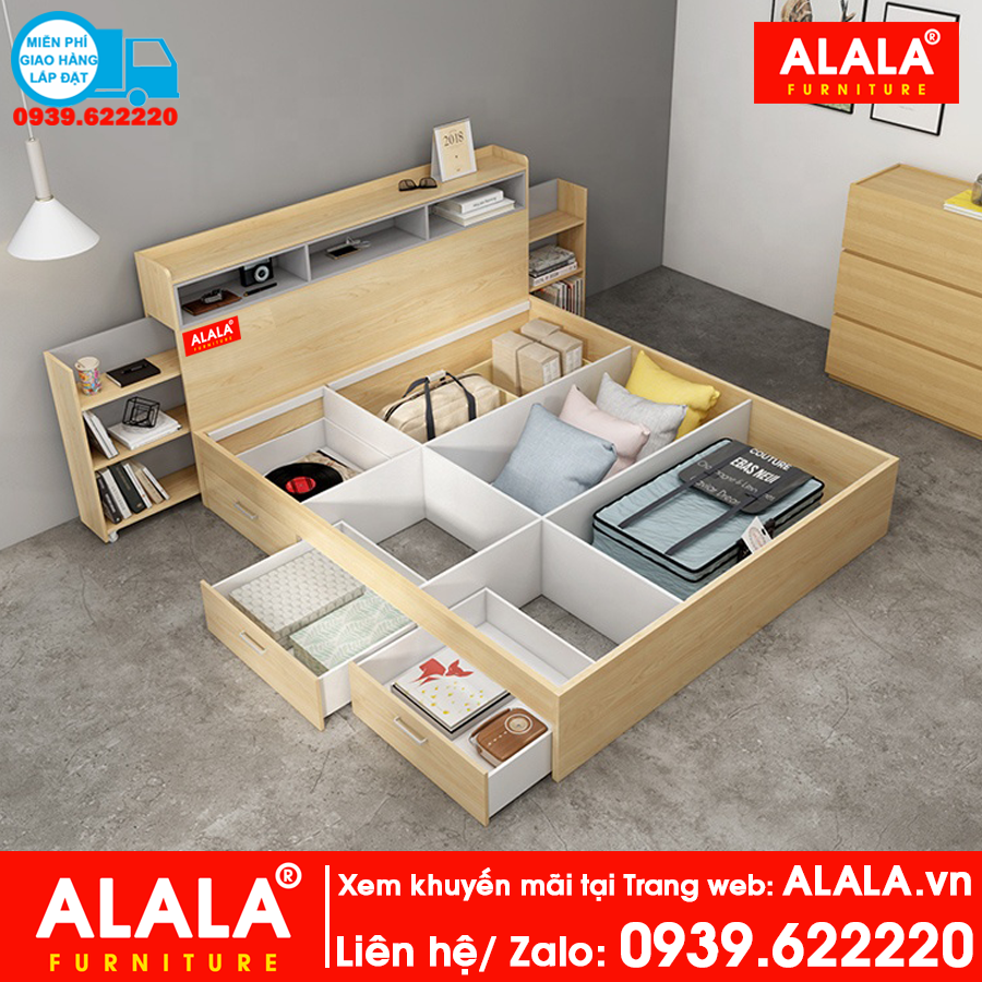 Giường ngủ ALALA811 cao cấp - Thương hiệu ALALA.vn