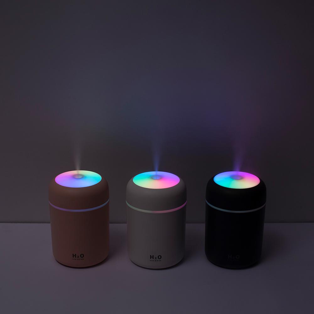 Di Động 300Ml Máy Phun Sương Tạo Độ Ẩm USB Siêu Âm Làm Lóa Mắt Cúp Bóng Đá Thơm Khuếch Tán Tinh Dầu Mát Máy Phun Sương Tạo Ẩm Không Khí Máy Lọc Lãng Mạn Ánh Sáng