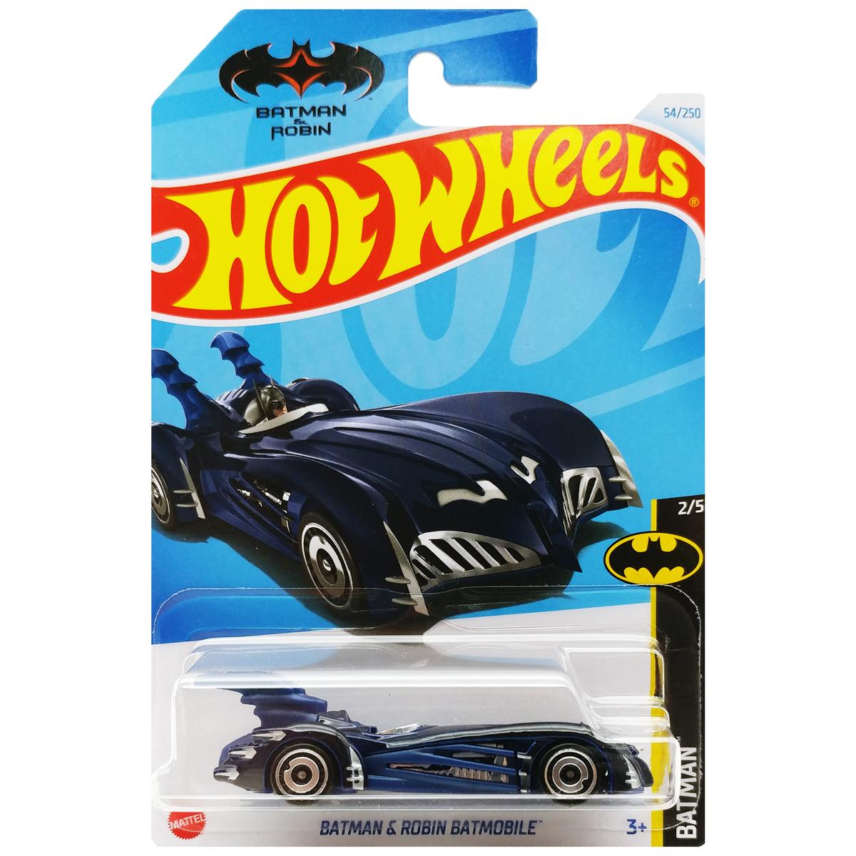 Siêu Xe Hot Wheels C4982 - 54/250 - Batman &amp; Robin Batmobile (Mẫu Màu Giao Ngẫu Nhiên)