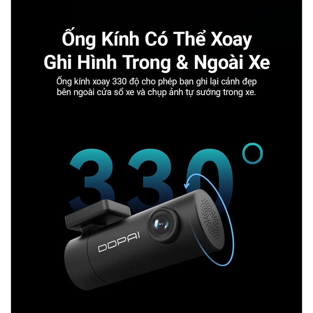 Camera hành trình Sothing DDPAI mini pro 2K- Phiên bản quốc tế- Hàng chính hãng