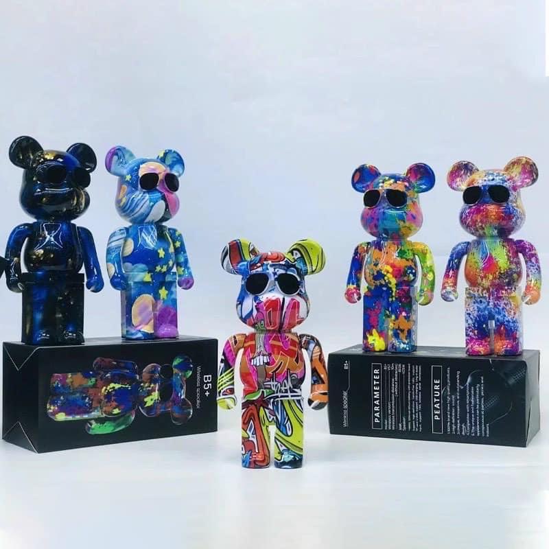 Loa Bluetooth Gấu Bearbrick Nghe Nhạc Cực Hay, Loa Bluetooth Gấu B5 Màu Sắc Sang Chảnh Mẫu Mới 2022