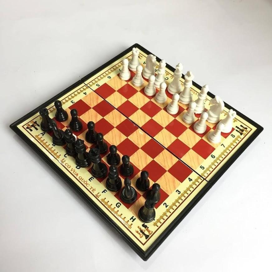Bộ cờ vua kích thước 40cm x 40cm, Đồ chơi phát triển chí tuệ cho bé