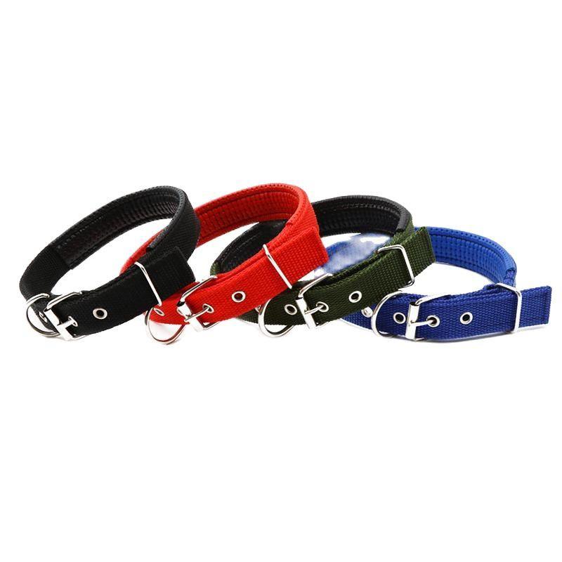 Vòng cổ cho chó XDD Ngáo Và Gâu Đần cỡ L chất liệu vải dù và da, kích cỡ 52*2.5cm