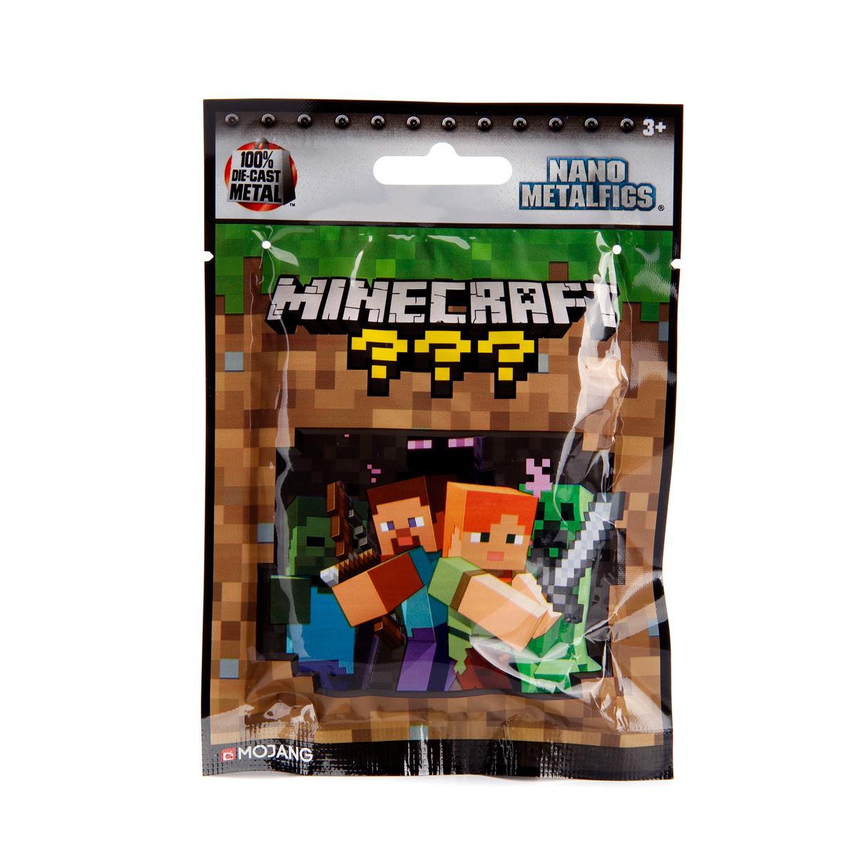 Đồ Chơi Mô Hình Sưu Tầm Minecraft 1.65 Inch - Nano Metalfigs Blind Bag - Jada Toys (Bao Bìa Giao Ngẫu Nhiên) (Mẫu Sản Phẩm Bên Trong Là Ngẫu Nhiên)