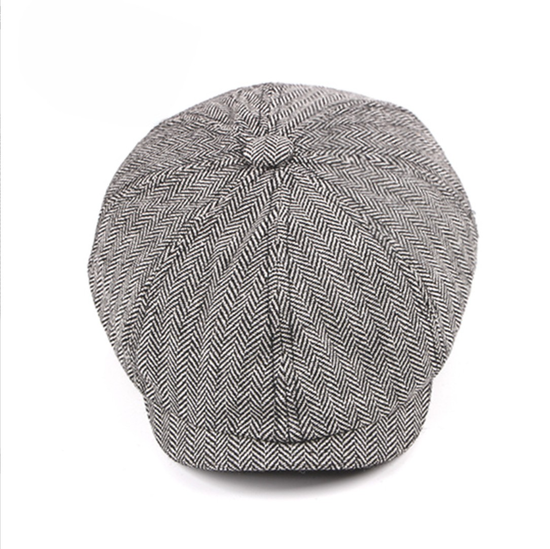 Mũ Beret Nam Trung Niên Sang Trọng BR02 - Mũ Nồi Nam 100% Cotton