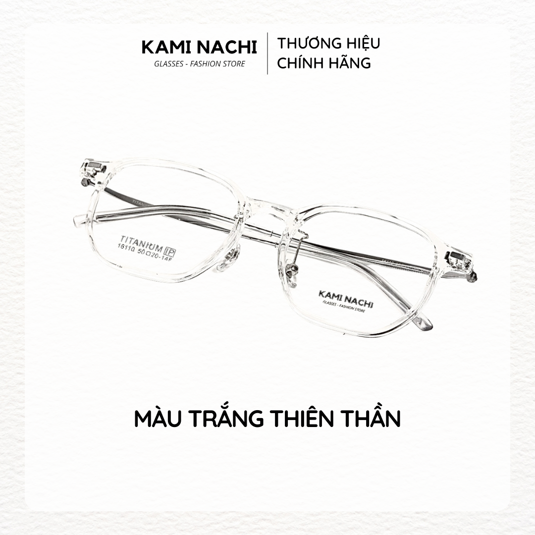 Gọng kính The Angel phiên bản Yuri chất liệu Titanium mạ I-on mã 16110X KAMI NACHI