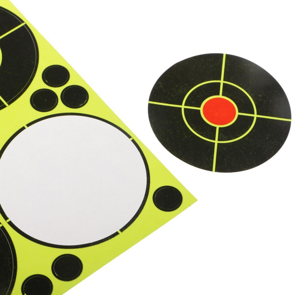 5x 160pcs Targets Reactive Splatter Dia. 5cm Adhesive Paper Target