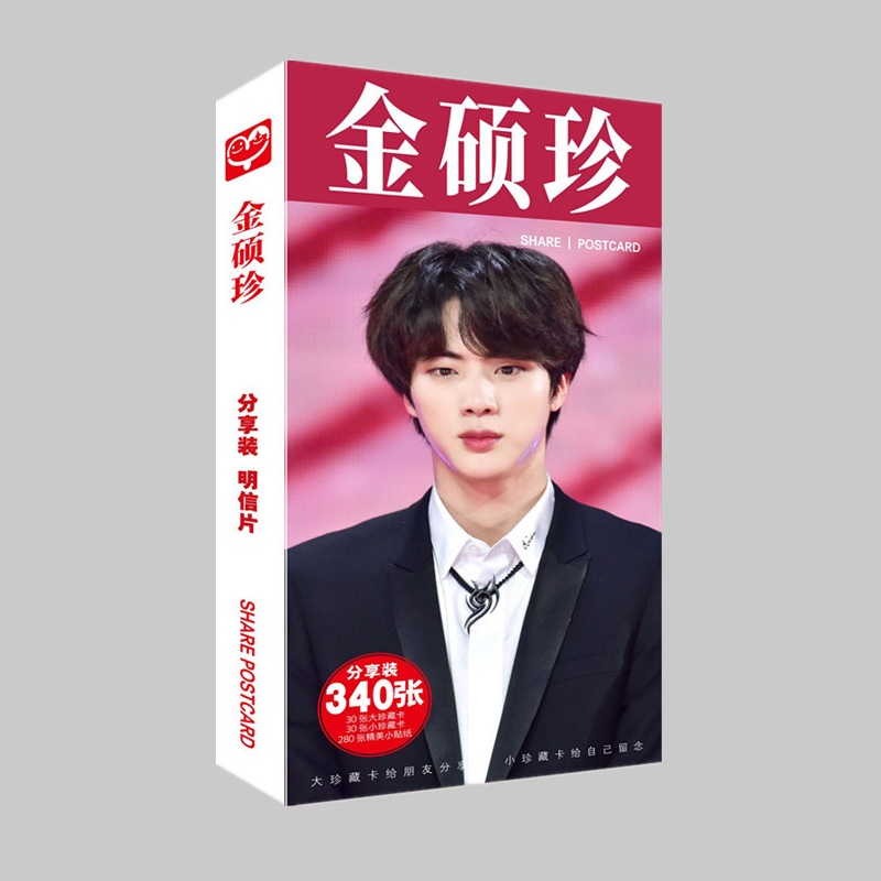 Bộ ảnh bưu thiếp JIN BTS 340 món mới