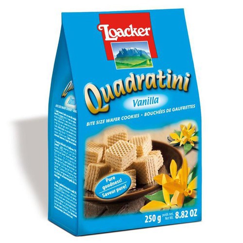 Bánh xốp Loacker Quadratini Vanilla 250g