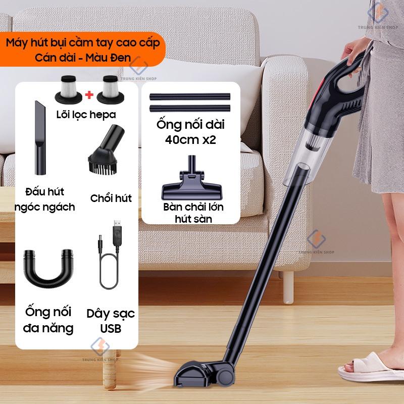 Máy hút bụi cầm tay không dây Vacuum Cleaner vô cùng tiện lợi và lực hút cực khỏe 15000Pa bảo hành 12 tháng