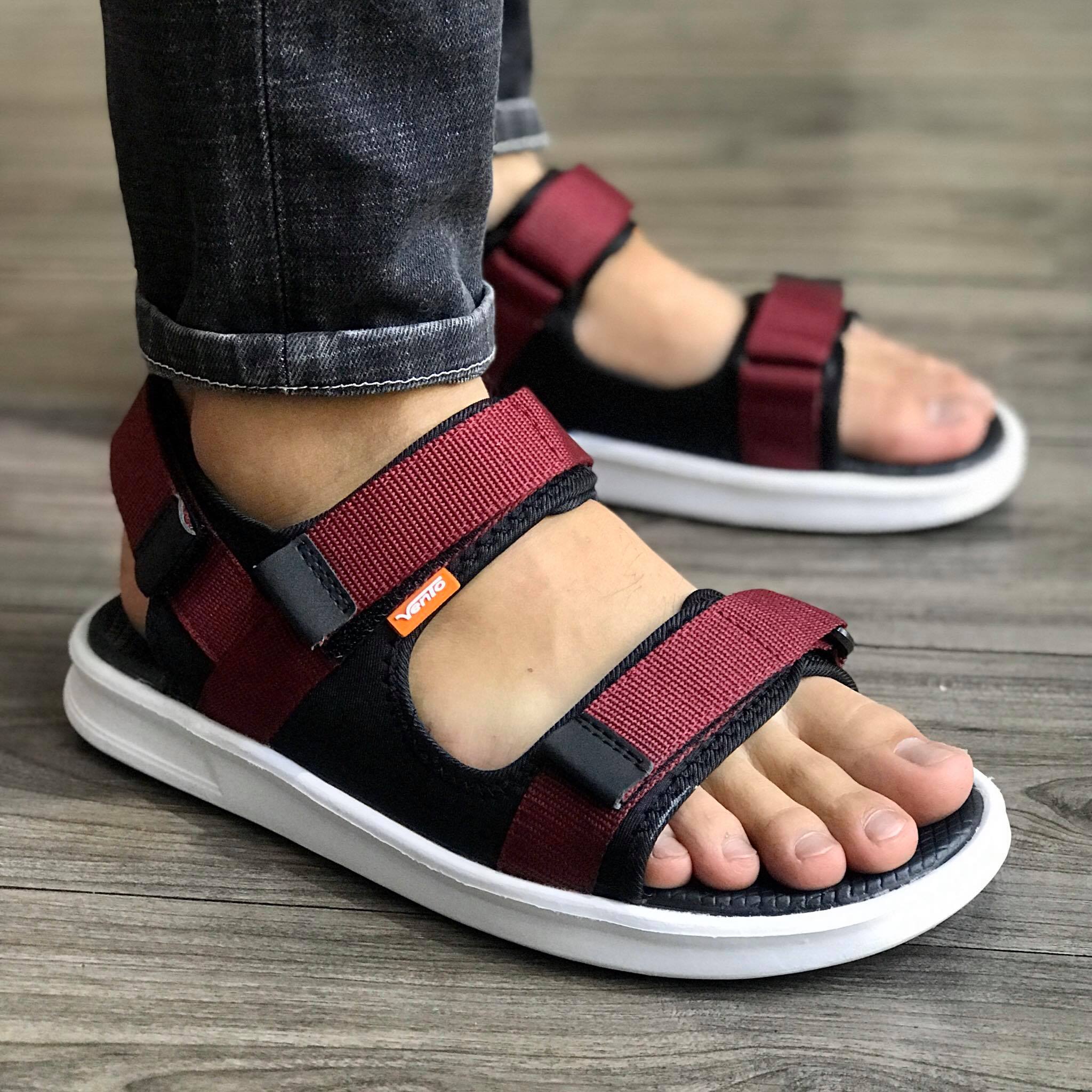 Giày Sandals Vento Nam Nữ Quai Ngang dạo phố/đi chơi/đi học NB02