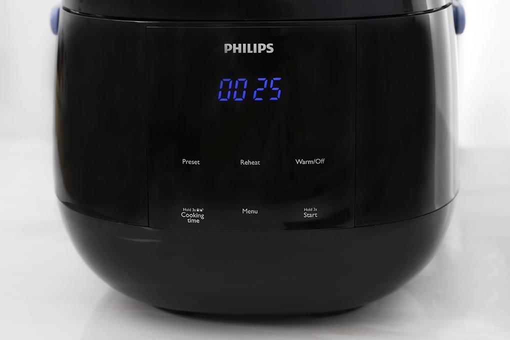 Nồi Cơm Điện Tử Philips HD3060 (0.7L) - Đen - Hàng chính hãng