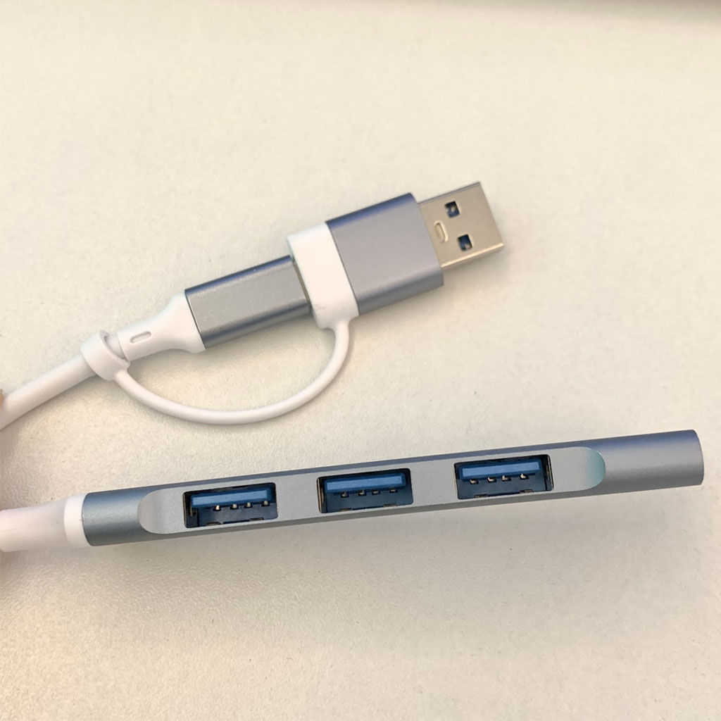 Bộ chuyển đổi TYPE-C sang USB 3.0, cáp chuyển đổi Type-c sang 4 cổng USB tốc độ cao - hàng chính hãng