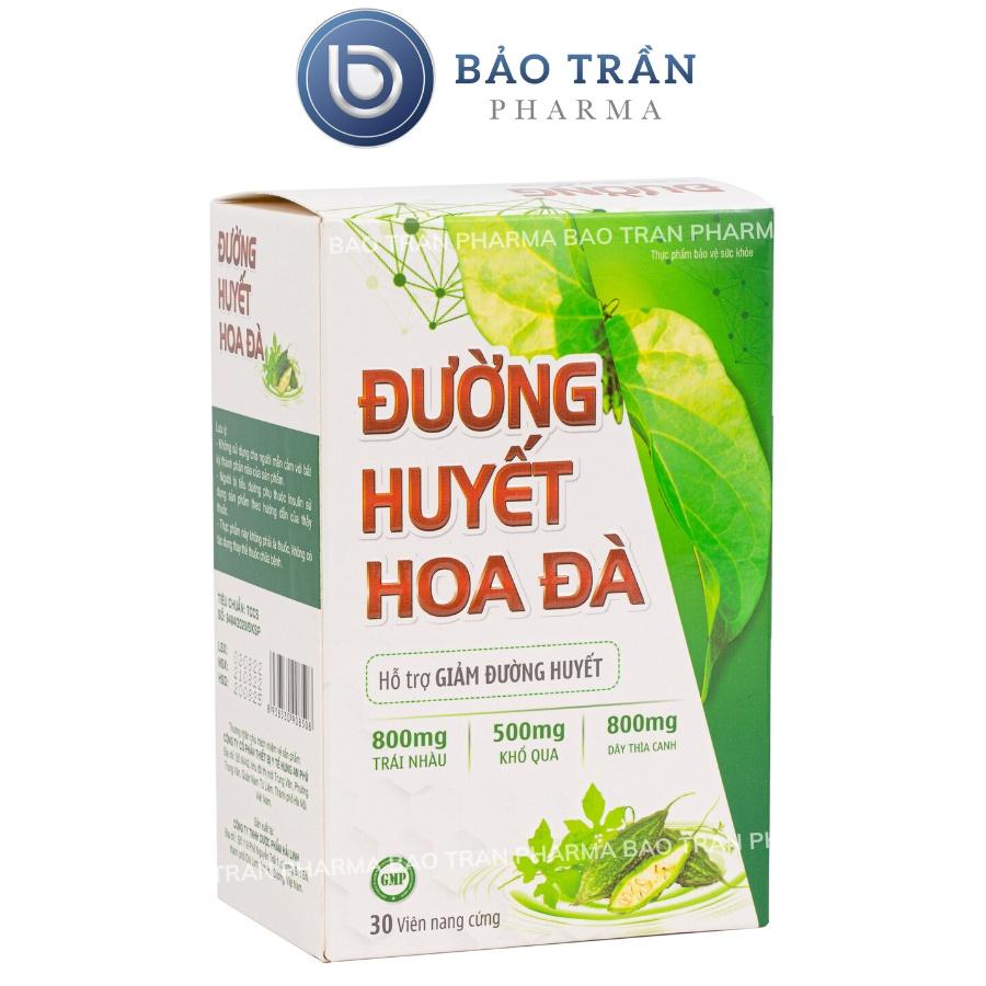 Viên uống Đường Huyết Hoa Đà hỗ trợ giảm đường huyết, giảm biến chứng do đái tháo đường, tiểu đường (Hợp 30 viên nang cứ