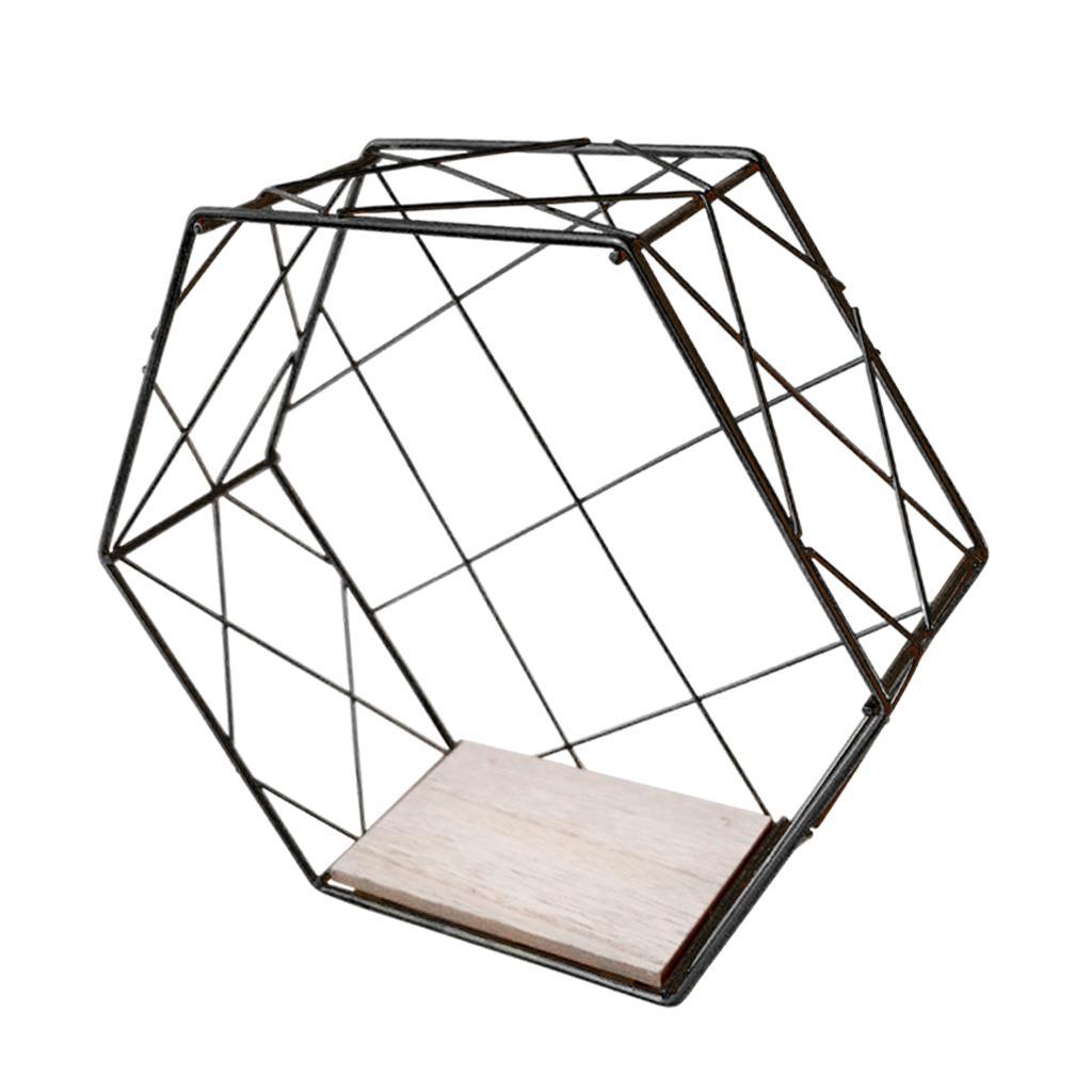 2x Decorative Wall Rack  Mounted Shelf for Study Room Bedroom