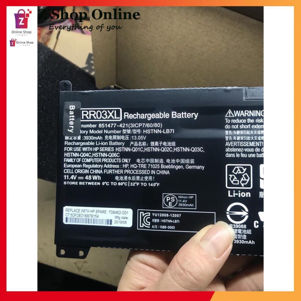 Pin Battery Dùng Cho Laptop HP ProBook 430 440 450 455 470 G4 450 G5 RR03XL Originals