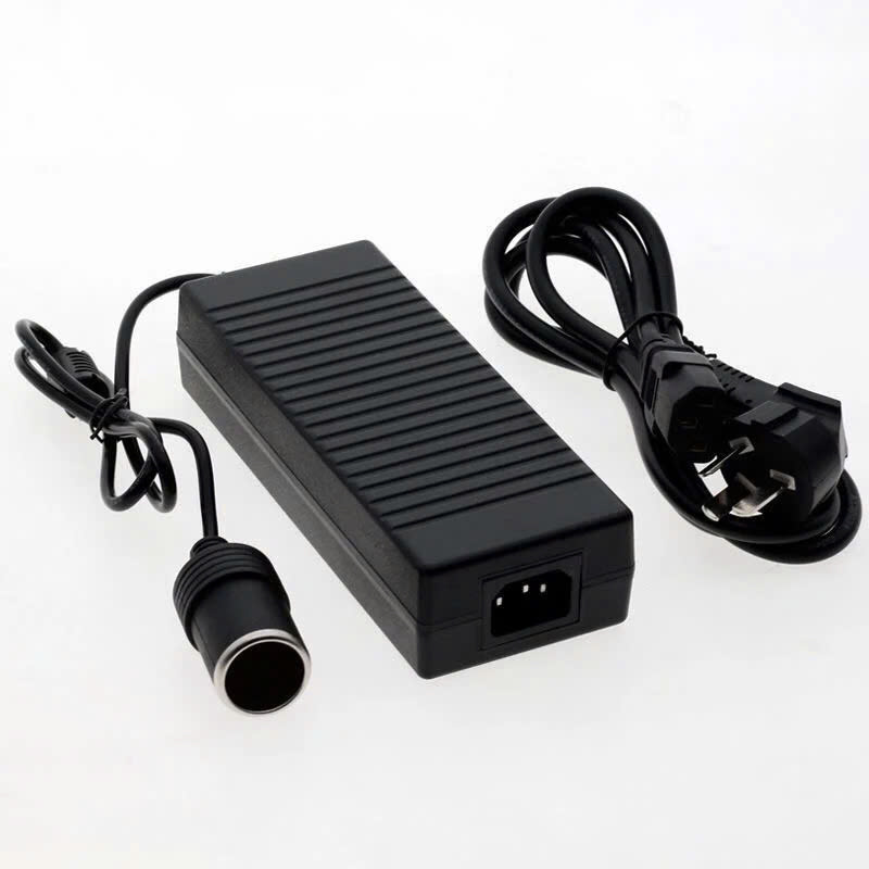 Bộ Đổi Nguồn 220V-12V Có Tẩu Cắm Chuẩn – Phù Hợp Với Máy Bơm Lốp, Máy Hút Bụi Ô Tô Và Các Thiết Bị 12V Khác
