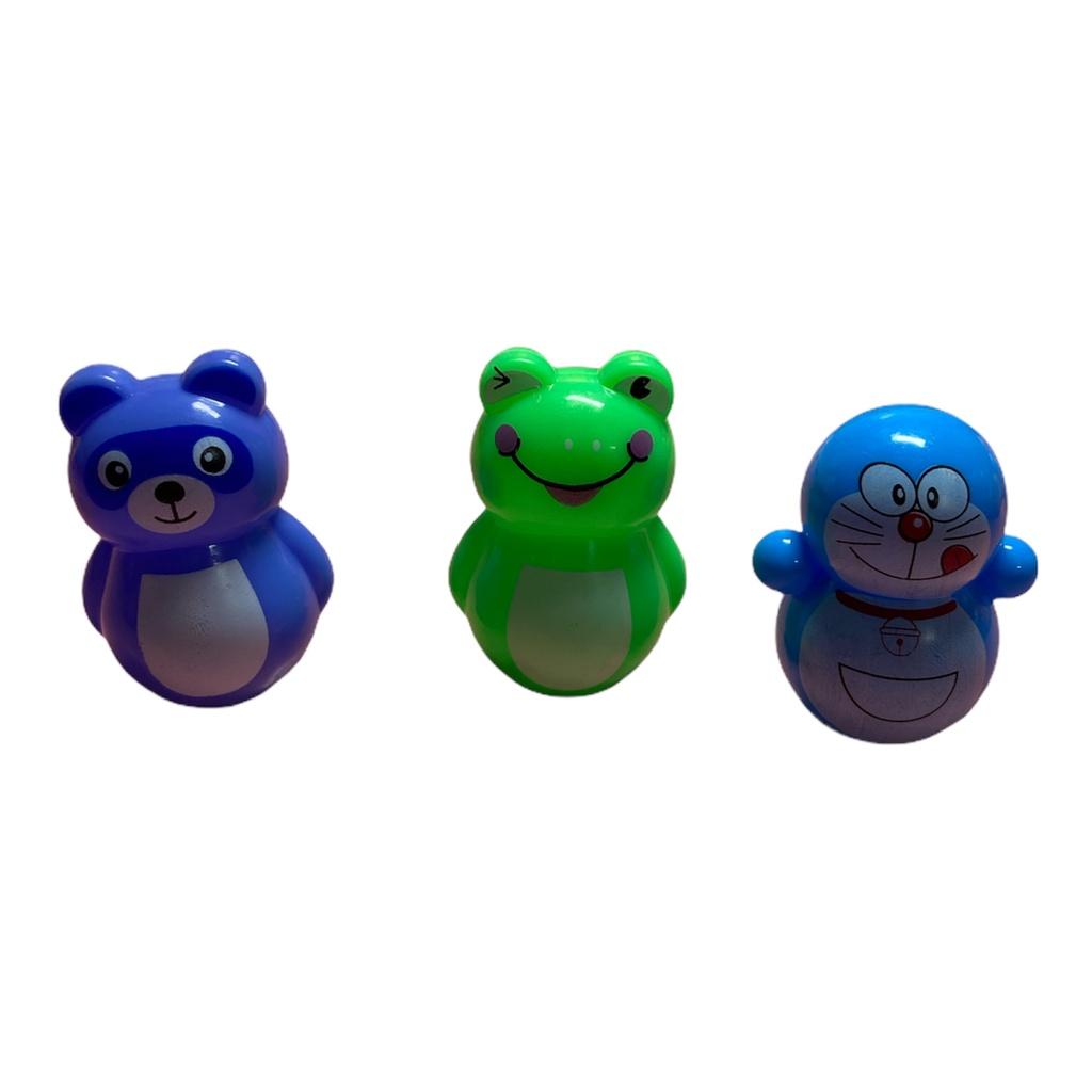 50 Lật Đật Mini Squid Game ,hoạt hình Doremon xinh xắn- Lật Đật Mô Hình Trò Chơi Con Mực 2021 Cho Mọi Lứa Tuổi