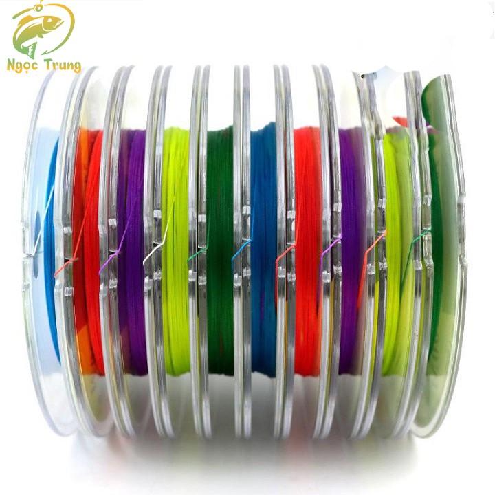 Dù Câu Cá PE Lure X8 - Dây Câu Cá 7 màu mềm mịn cao cấp -DCC113