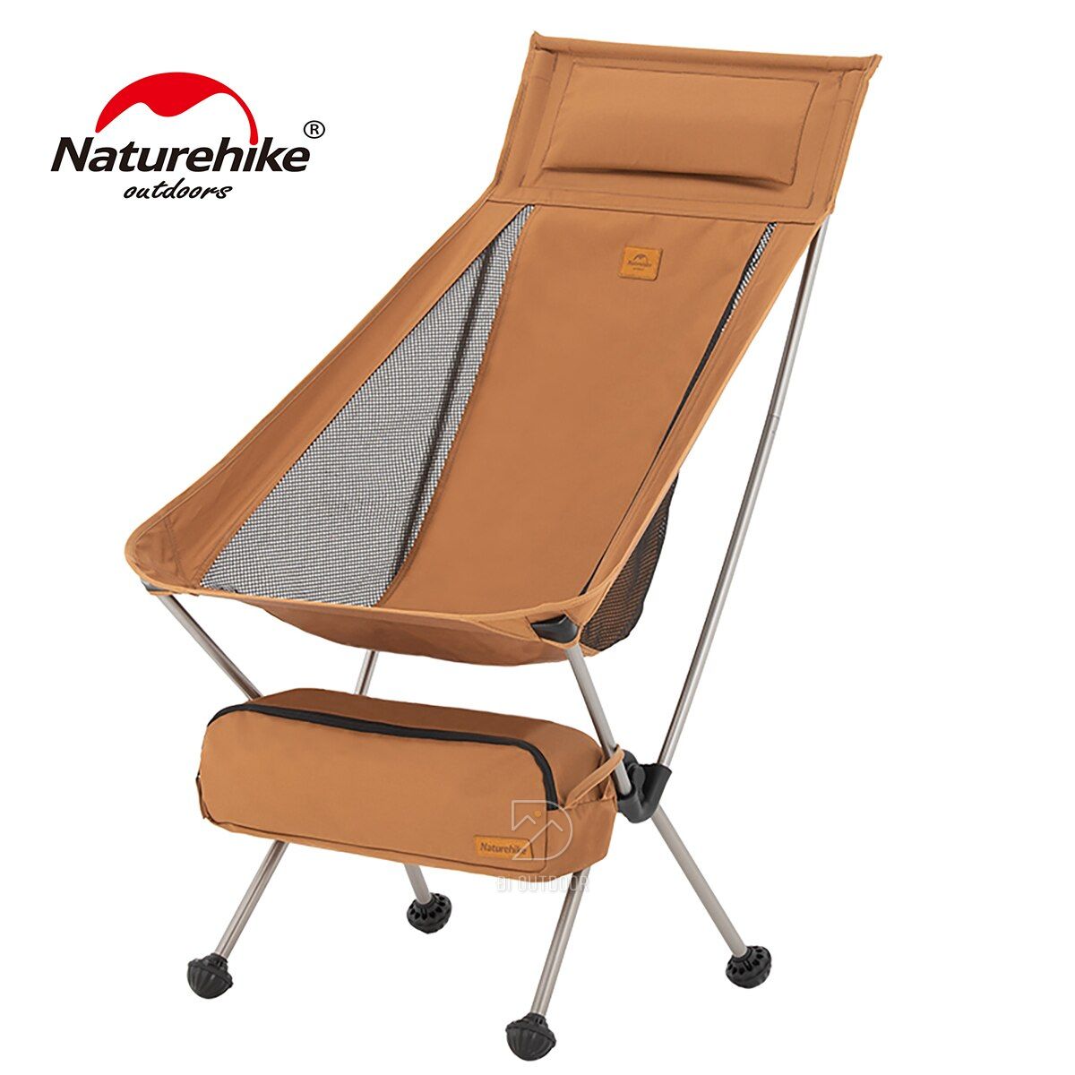 Ghế Xếp Dã Ngoại Khung Nhôm Có Tựa Đầu YL10 Naturehike NH20JJ036