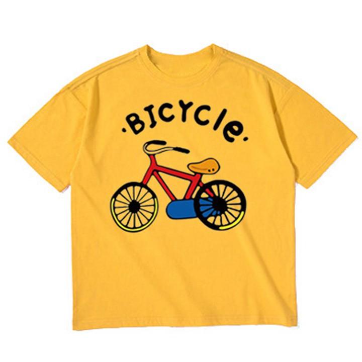 Áo thun bé trai form rộng in hình BYCICLE - ATBT10