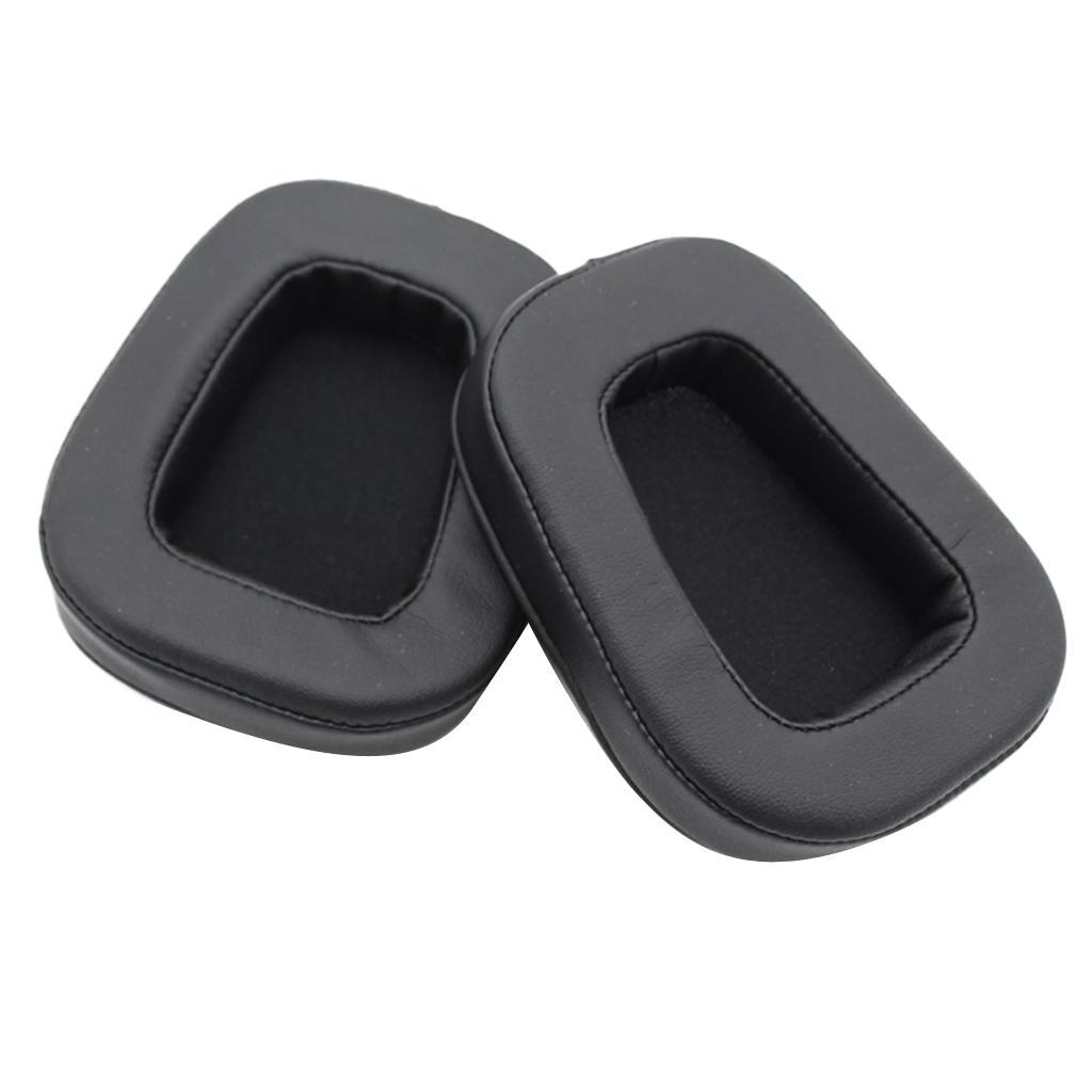 2 Pairs Ear Pads Foam Cushions for Logitech G633 G933 Ear Headphones Headset