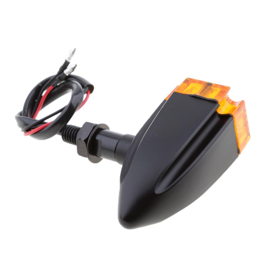 Pair Amber Light for Motorcycle Front Rear  Indicator Bulb