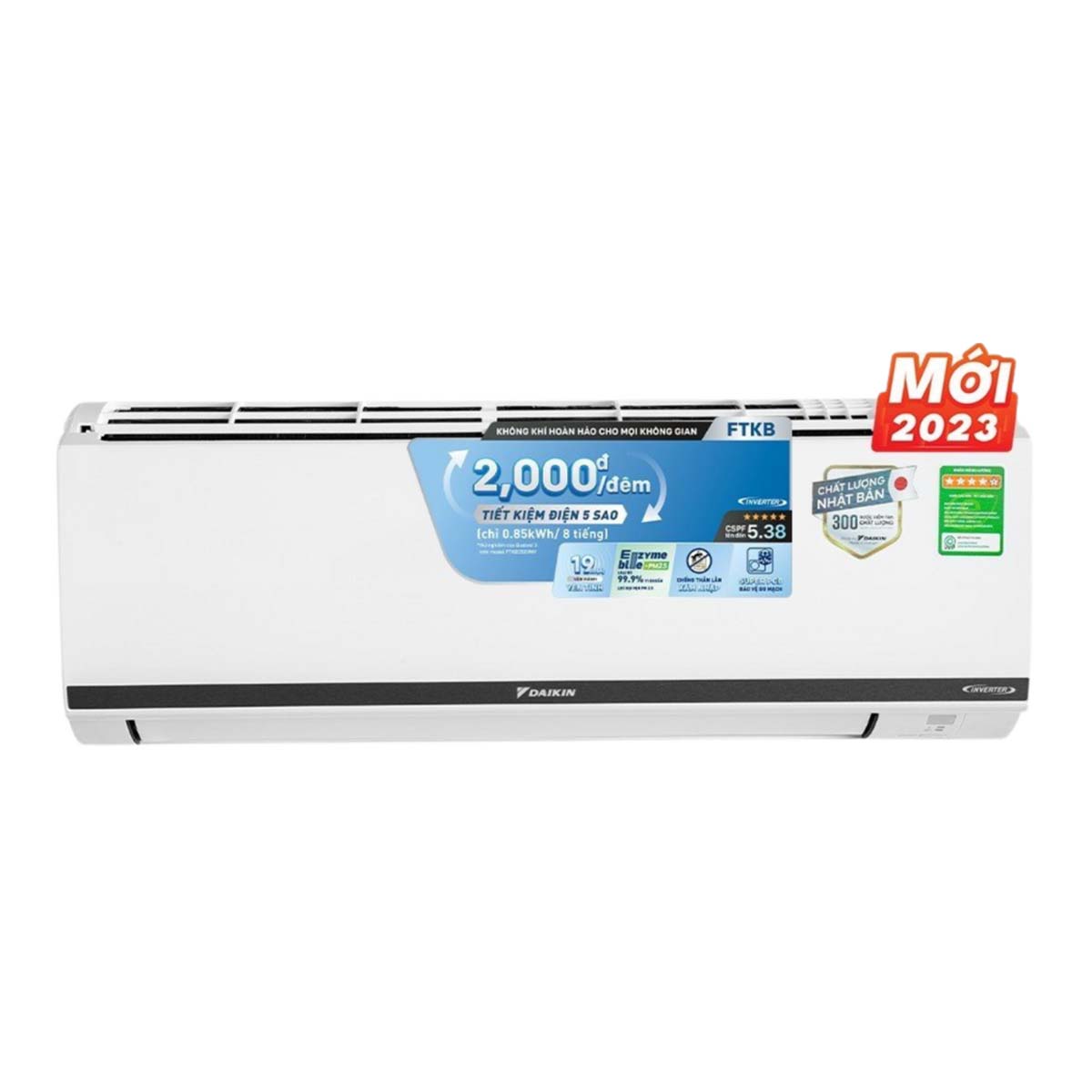 Máy lạnh Daikin Inverter 1.5 HP FTKB35XVMV - Hàng chính hãng - Giao HCM và 1 số tỉnh thành