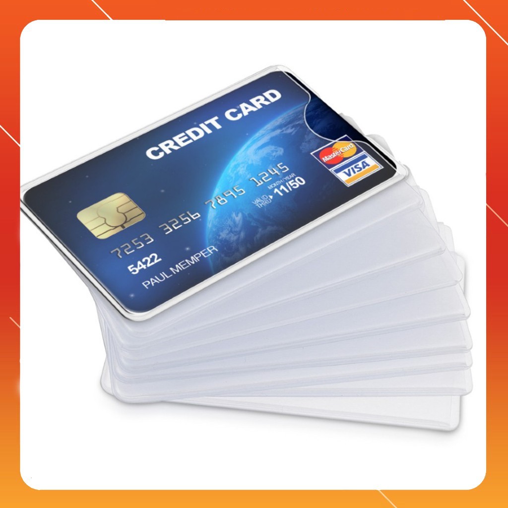 Túi Đựng Thẻ Căn Cước Công Dân Bao Bì Bọc Gói Bằng Lái Xe Thẻ ATM Card visit Phụ Kiện Túi Ví Nam Nữ