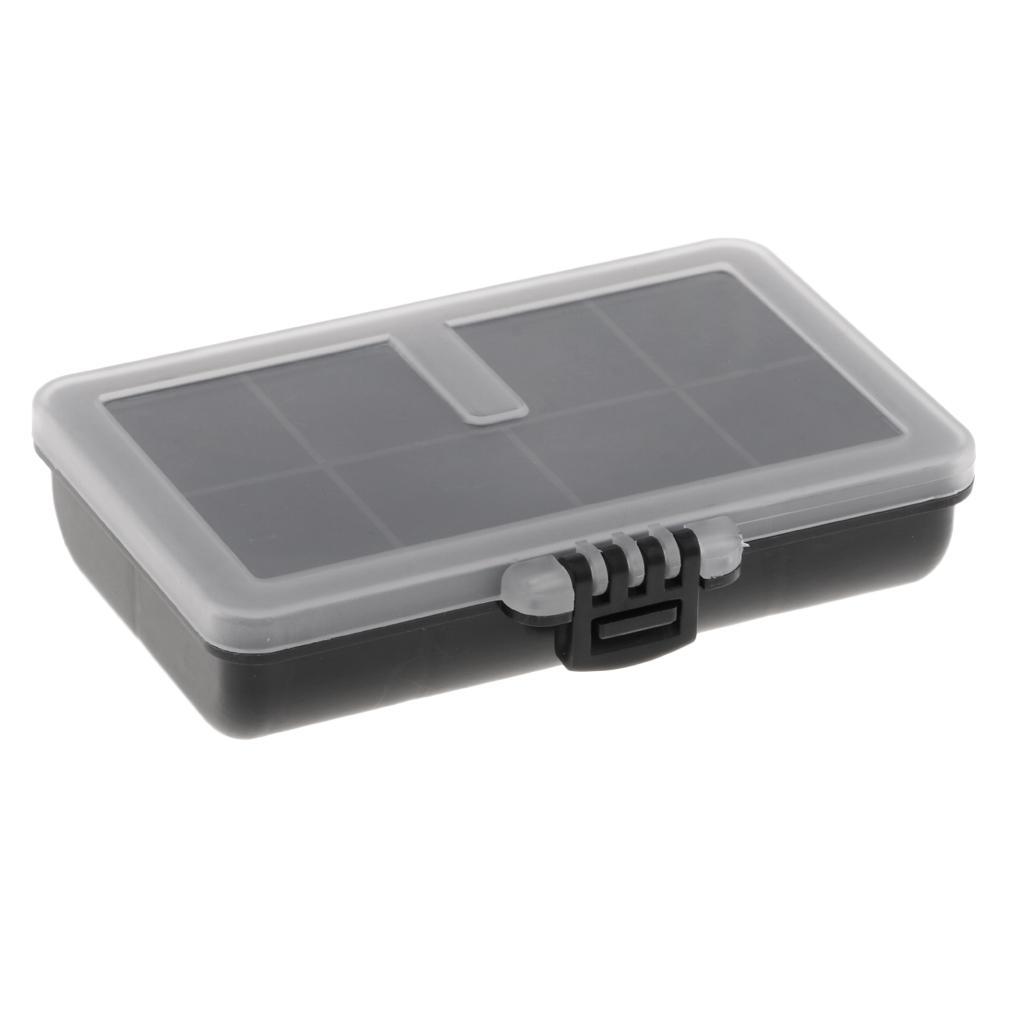 8 Compartment Waterproof Visible Plastic Clear Fishing Lure Bait Hooks Fishing Accessory Storage Box Case