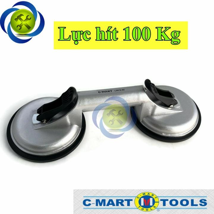 Tay hít kính - gạch 2 chấu C-Mart L0072-2