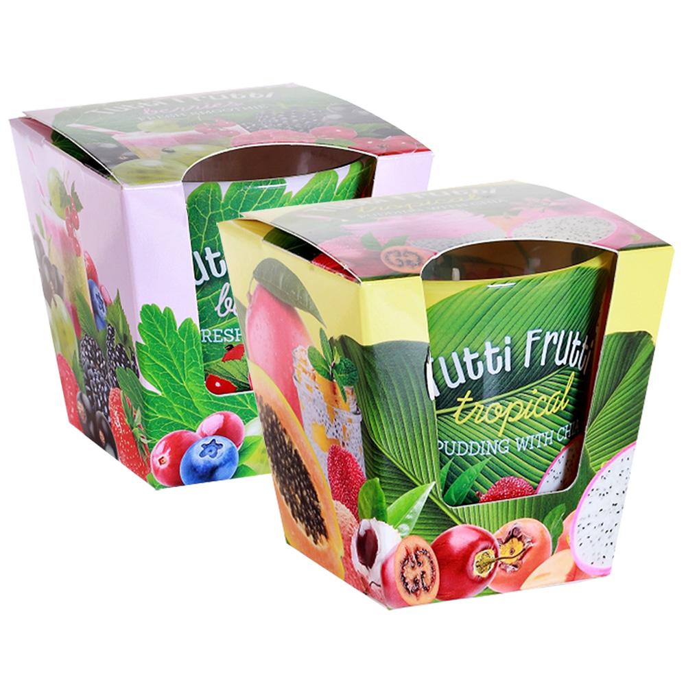 Combo 2 ly nến thơm Bartek nhập khẩu Châu Âu Tutti Frutti 115g - trái cây rừng