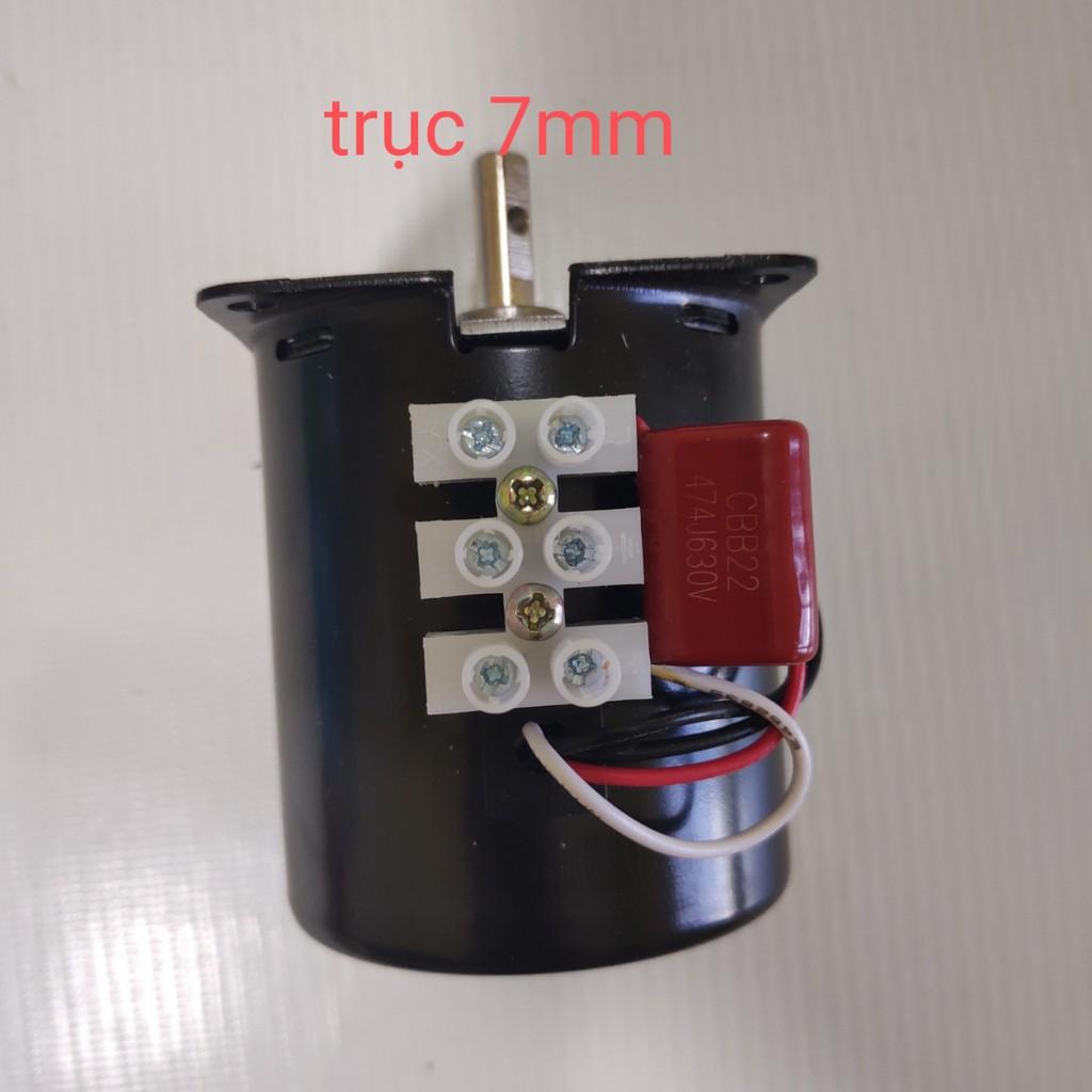 Mô tơ giảm tốc 220v 30W + ốc nhông