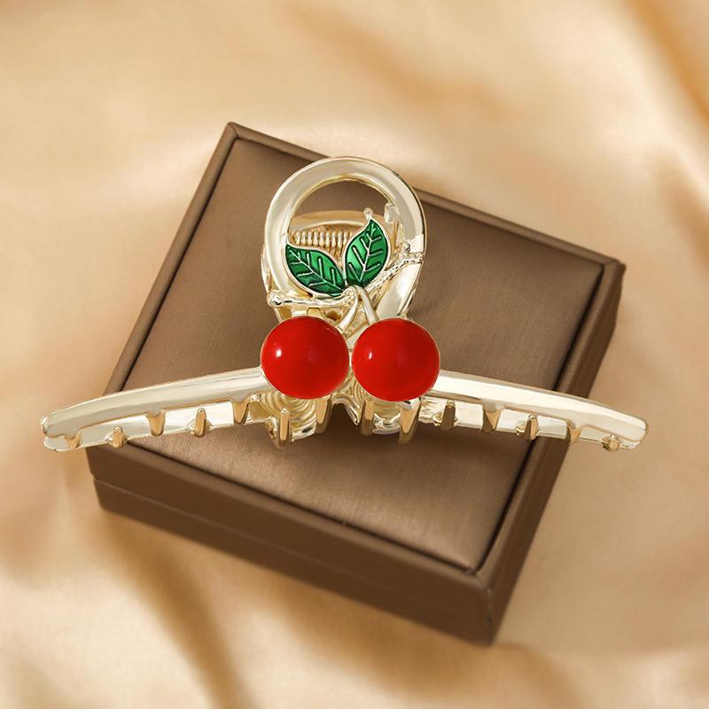 Kẹp tóc càng cua Classy họa tiết trái cây Hàn Quốc nhiều màu phong cách trẻ trung hiện đại PK1150