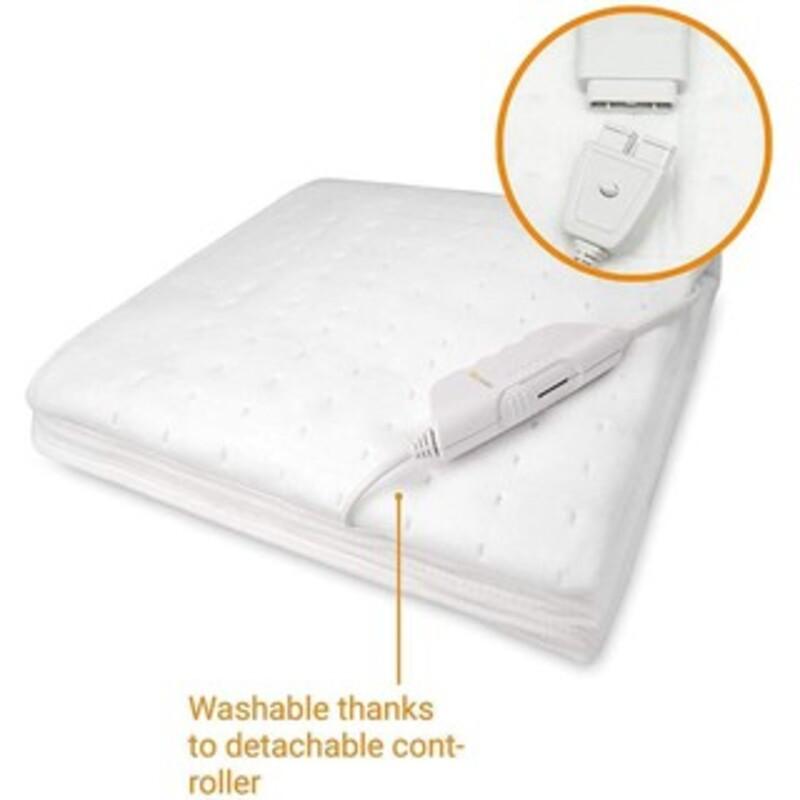 Đệm Điện Sưởi Ấm Medisana HU 674, Nệm Thảm Sưởi Điện Size 1.5*0.8m, Công Suất 60W, Electric Heating Blanket, Nhập Đức