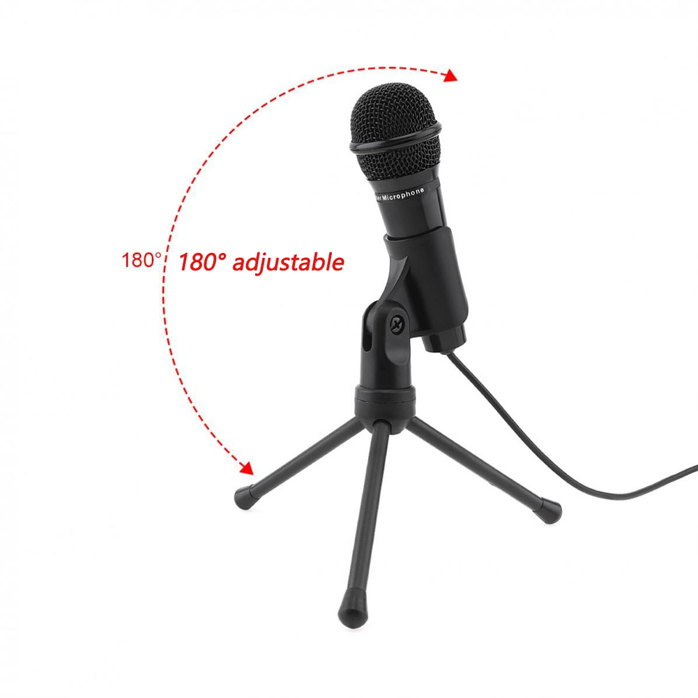 Micrô Âm Thanh SF-910 3,5 Mm Đa Chức Năng Có Chân Đế Cho Máy Tính Để Bàn
