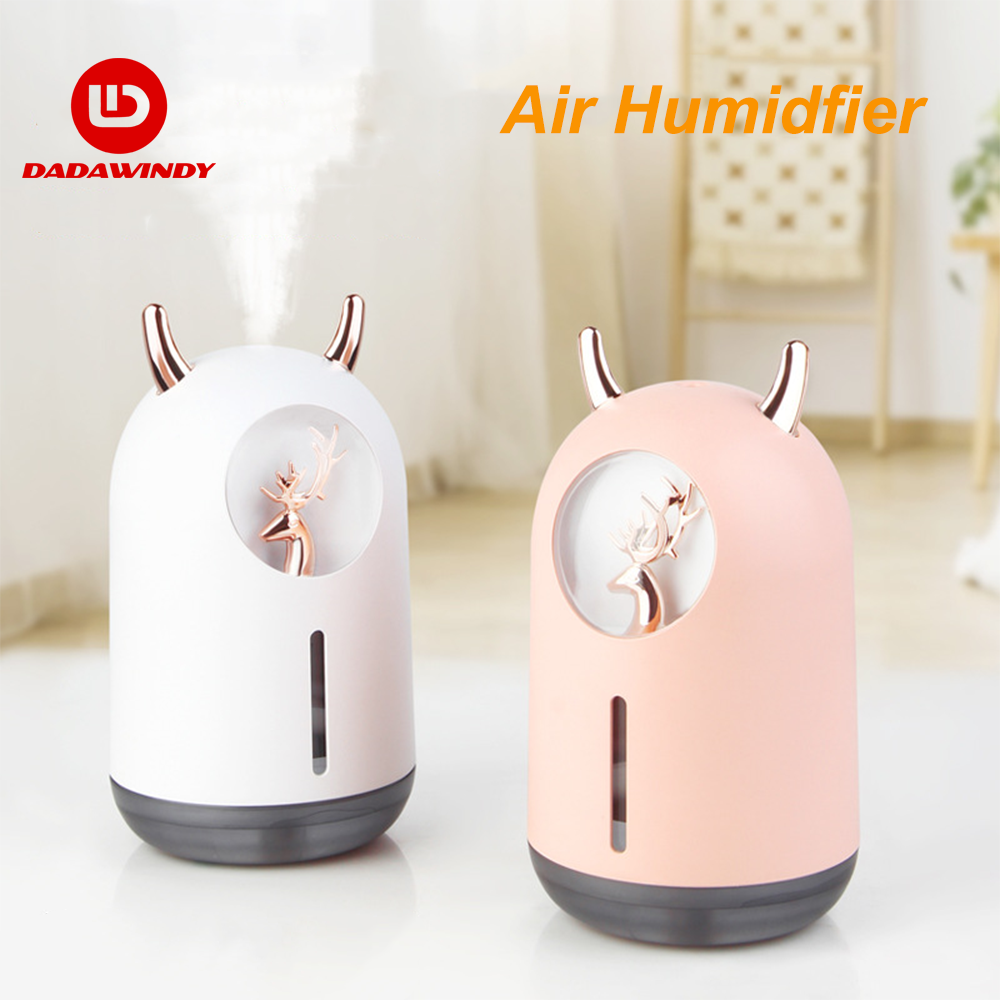300ML Siêu Âm Thanh Máy Tạo Độ Ẩm Không Khí Nhiều Hươu Máy Phun Sương Tạo Độ Ẩm Mini Usb Di Động Máy Tạo Độ Ẩm Không Khí Gia Đình Dưỡng Ẩm Làm Thơm Phòng