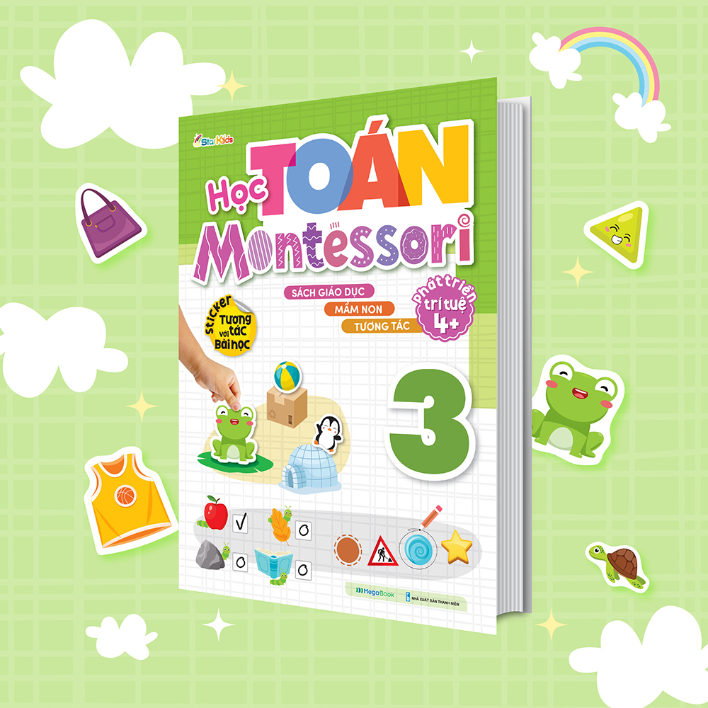 Học Toán Montessori 3 ( Phát triển trí tuệ 4+)