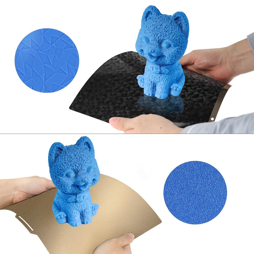 Giường mới được làm nóng đôi PEO PEI Spring Steel Tờ Bed Pei Base từ trường 180/220/235/310mm cho máy in 3D Ender 3 Nâng cấp Ender 5